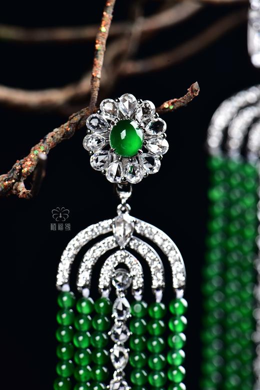 【风情万种】翡翠流苏耳坠-EZ12301008 商品图3
