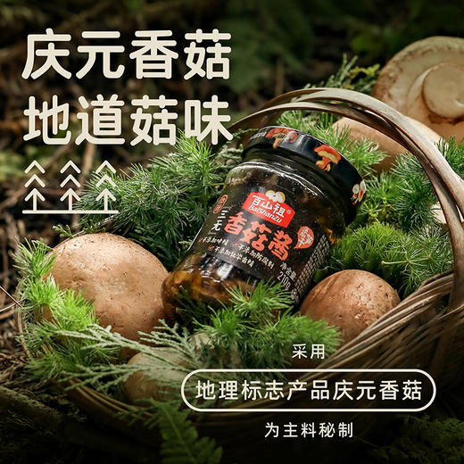 香菇酱 | 三大不添加 甄选纯净山水养育“庆元香菇” 拌饭拌面好搭档【拾爸精选】 商品图2