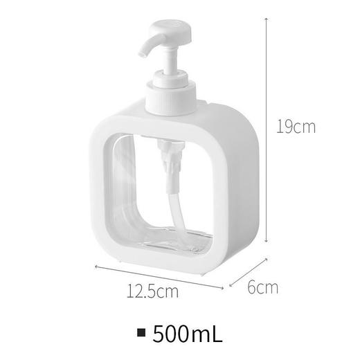 ALBB-新款透明分装瓶浴室洗手液分装瓶塑料按压式可视乳液分装空瓶子 商品图4
