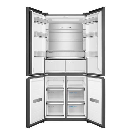 TCL460升十字双开门四门58厘米超薄嵌入大容量家用冰箱一级变频 零缝隙嵌入 多点离子杀菌R460P12-UQ 商品图5