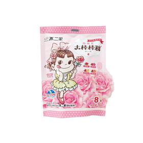 不二家玫瑰花大棒棒糖8支袋装72g/袋（玫瑰花味+玫瑰草莓味+玫瑰黄桃味+玫瑰香橙味）