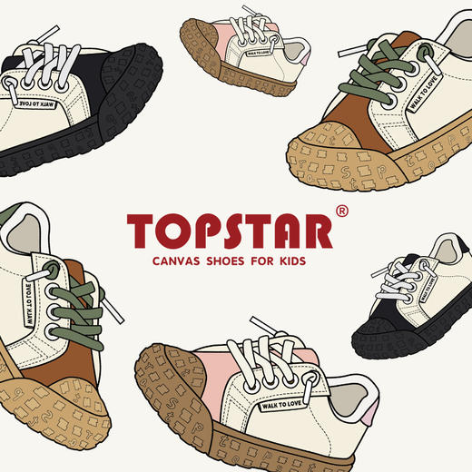 TOPSTAR2024年春季新款软底儿童帆布鞋2037 商品图1