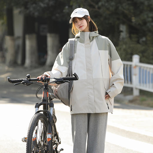 硬核三防情侣外套，三防科技、无惧风雨油污 商品图0