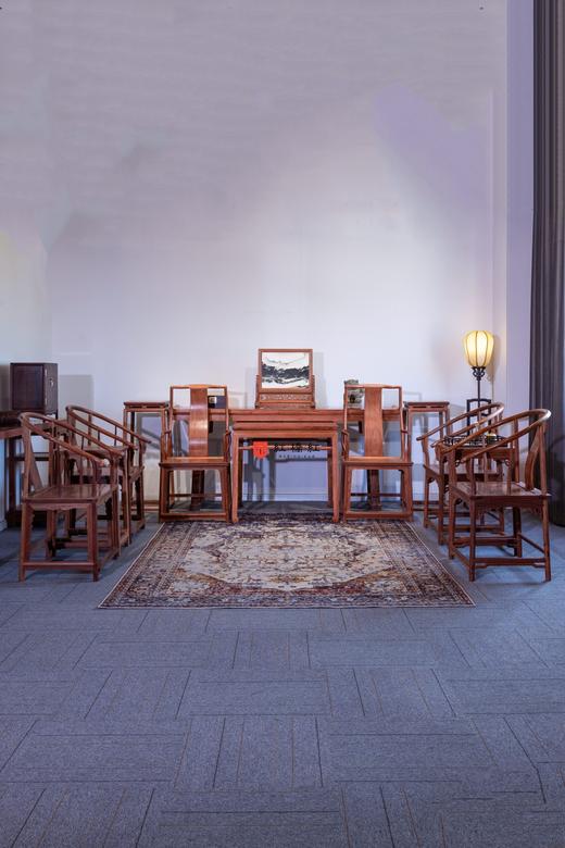 红桥红  家具严选  缅甸花梨（大果紫檀）【中堂组合 十三件套】 商品图1