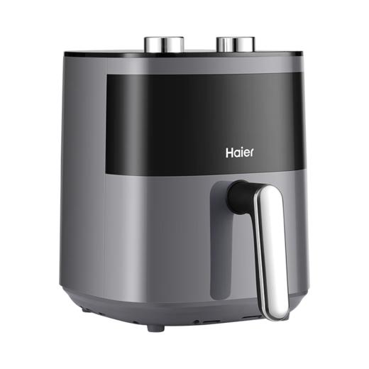 海尔（haier） 海尔（Haier）空气炸锅家用电炸锅大容量多功能薯条机智能双旋钮HA-JL30D升级 灰色 海尔空气炸锅HA-JL30D 商品图3