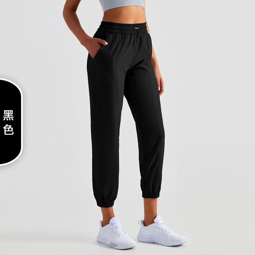 【抽绳束脚跑步健身运动长裤】【防晒速干】高腰宽松休闲运动裤女夏款H241060158 商品图2