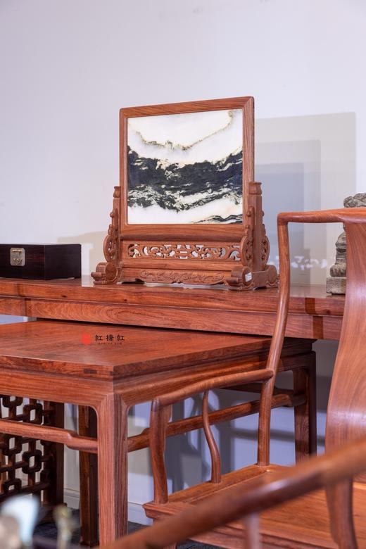 红桥红  家具严选  缅甸花梨（大果紫檀）【中堂组合 十三件套】 商品图4