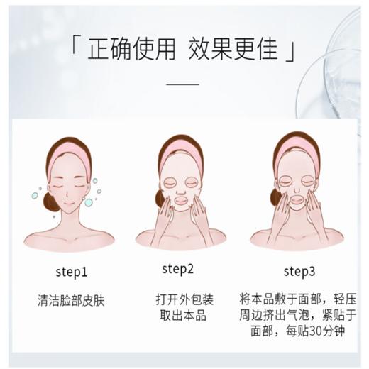 可复美 透明质酸钠小水库补水修护贴5贴(绿盒)补水面膜敏感肌玻尿酸保湿舒缓晒后冷敷护肤品 心选到家 商品图4