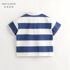 马克珍妮男童休闲学院条纹短袖polo衫儿童纯棉上衣夏装新款240399 商品缩略图3