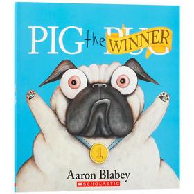 英文原版 Pig the Winner (with CD)巴哥犬猪猪系列：猪是赢家儿童幽默搞笑图画故事书 Scholastic出版平装绘本