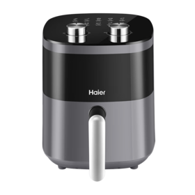 海尔（haier） 海尔（Haier）空气炸锅家用电炸锅大容量多功能薯条机智能双旋钮HA-JL30D升级 灰色 海尔空气炸锅HA-JL30D