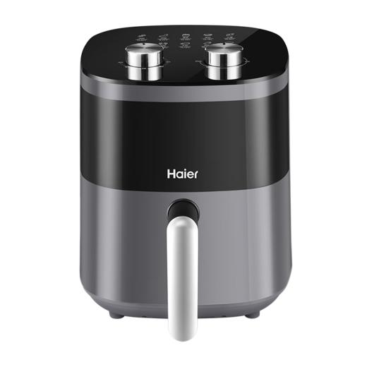 海尔（haier） 海尔（Haier）空气炸锅家用电炸锅大容量多功能薯条机智能双旋钮HA-JL30D升级 灰色 海尔空气炸锅HA-JL30D 商品图0