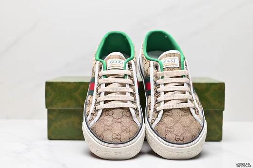 春季新色，经典高奢品牌GU家1977 Print Sneaker帆布印花复古休闲运动板鞋 商品图3