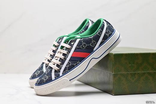 春季新色，经典高奢品牌GU家1977 Print Sneaker帆布印花复古休闲运动板鞋 商品图2