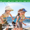 KK树儿童防晒帽男童女孩防紫外线空顶遮阳帽宝宝户外编织草帽夏季卷卷空顶小草帽 商品缩略图1