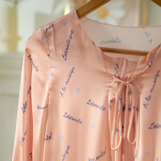 欧芮儿长袖雪纺衫新款长袖雪纺衫女小衫上衣 商品图5