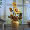 铜师傅 铜摆件《梵高向日葵》客厅桌面电视柜家居装饰礼品摆件 商品缩略图0