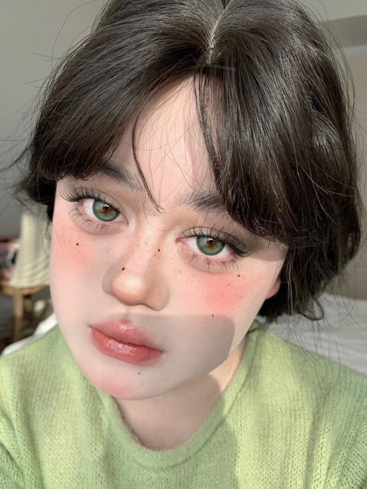 pfgirlcon半年抛美瞳 绿玛瑙 14.5mm 商品图1