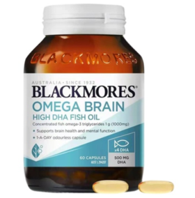 【直邮】Blackmores 澳佳宝 高浓度健脑鱼油 60粒