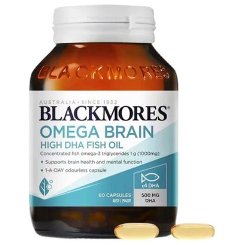 【直邮】Blackmores 澳佳宝 高浓度健脑鱼油 60粒 商品图0