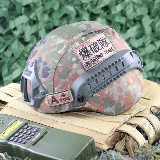 MICH2000轻量化战术头盔户外FAST迷彩头盔真人CS伪装防暴装备套装 商品图4