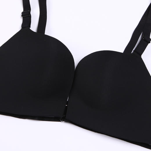 都市丽人B杯无痕内衣零压无痕中厚泳布前扣树脂胶圈3/4杯常规文胸LB41A5 商品图10