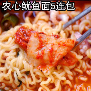 농심오징어짬뽕 农心鱿鱼面5连包 商品图1