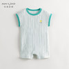 马克珍妮女宝宝趣味印花弹力罗纹短袖连体衣婴儿爬服夏装240822 商品缩略图2
