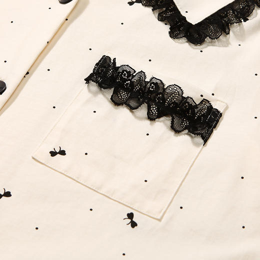 都市丽人生活家居春夏睡衣女32支纯棉单面家居服薄款短袖短裤女士棉质套装LH41B6 商品图11