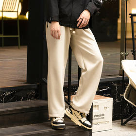 【新品上新】HX 春季直筒休闲长裤C203410008101/02