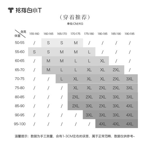 拇指白小T可机洗羊毛圆领短袖T恤无限系列 商品图4