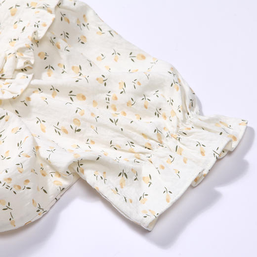 都市丽人亲情蜜语眯雅佳生活家居春夏睡衣女童软绵绵家居服薄款短袖裙童装梭织棉睡裙JH49A3 商品图6