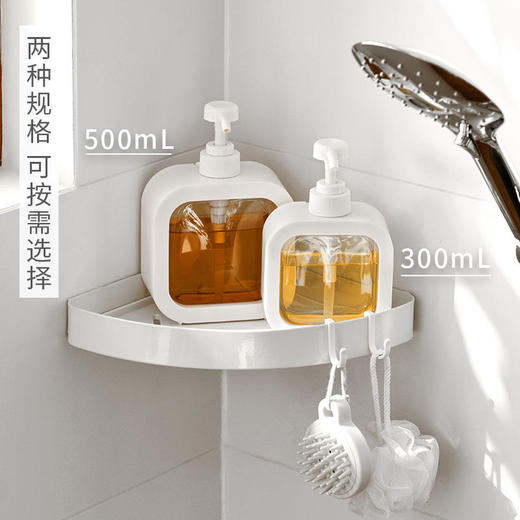 ALBB-新款透明分装瓶浴室洗手液分装瓶塑料按压式可视乳液分装空瓶子 商品图3