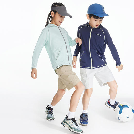 onmygame 儿童防晒衣男童夏季防晒服UPF50+防紫外线海边女童外套 商品图1