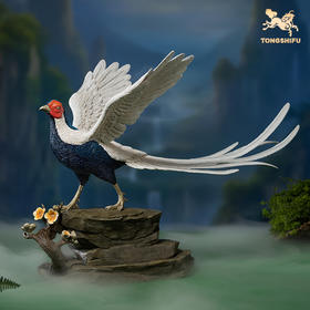 铜师傅 铜摆件《白凤凰》客厅桌面办公桌家居装饰品乔迁礼品摆件