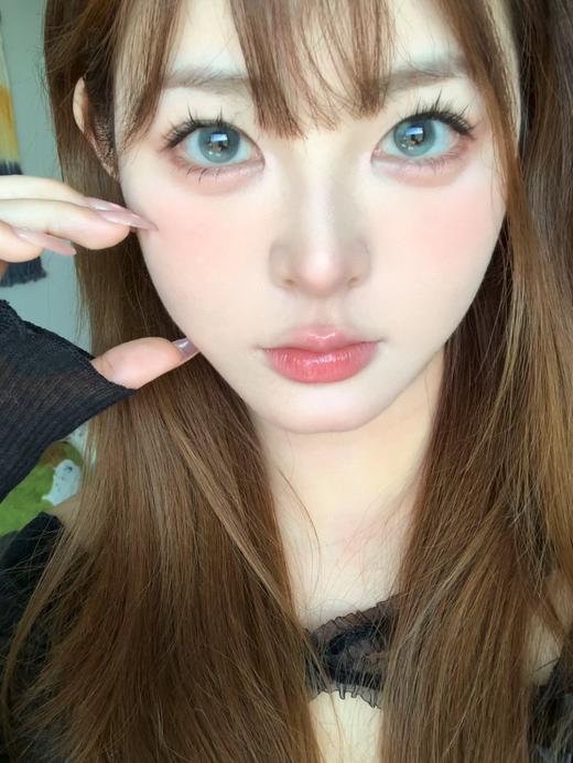 pfgirlcon半年抛美瞳 岩兰草 14.2mm 商品图0