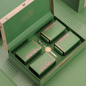 2025新茶 五峰印象清风礼盒装100g*4罐/提高山绿茶明前采摘毛尖 香浓耐泡