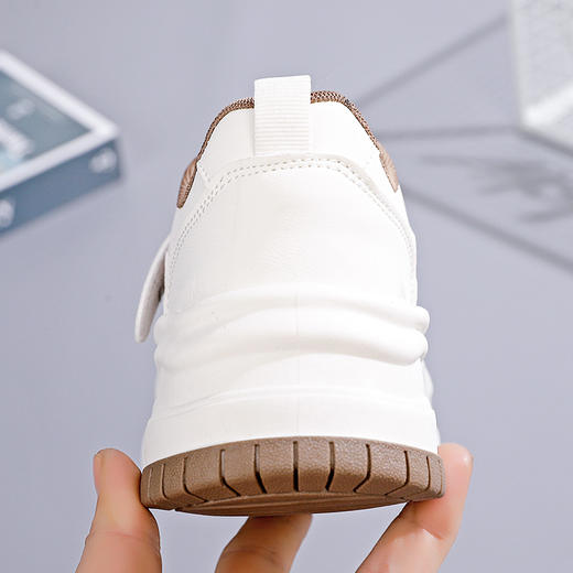 优选丨万沃厚底小白鞋女增高板鞋（4-312） 商品图12