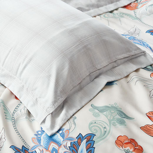 富安娜纯棉四件套-春涧鹊语 商品图1