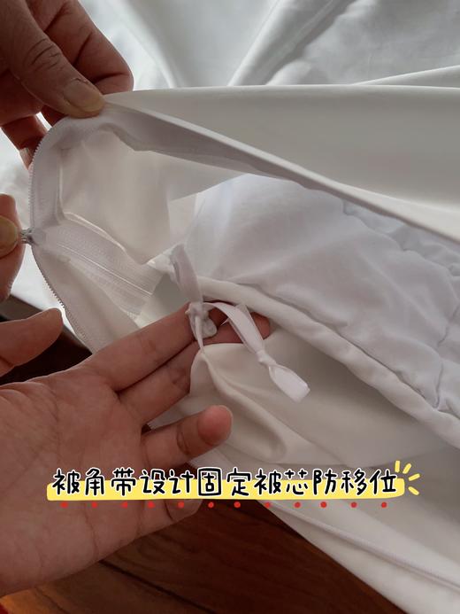 超舒服！香g客定线下篙端款！140支超细匹马棉四件套，“棉中软黄金”长纤维不易起球g纯顺丝滑细腻有光泽，春夏换季自住款床品分享，触感柔软丝滑亲肤！四季适用 花花品质生活好物分享 商品图5