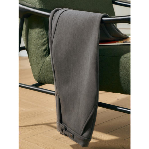 欧芮儿加绒休闲裤秋冬装女2019加厚保暖九分裤女裤子纯色直筒裤 商品图2