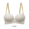 都市丽人舒适打底内衣女泳布文胸B杯适穿1/2杯加厚无痕内衣树脂胶圈三排扣LB41A6 商品缩略图10