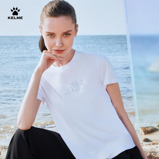 卡尔美超凡之境女士圆领短袖T恤 商品图1