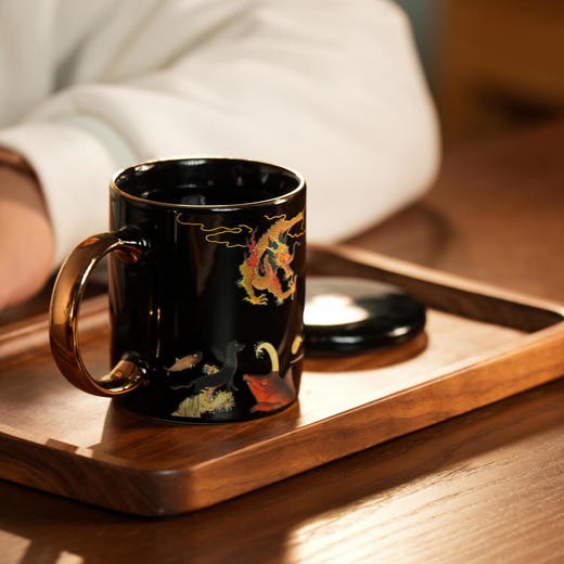 【景德镇御器研究院】海错龙杯 感温变色杯 商品图2