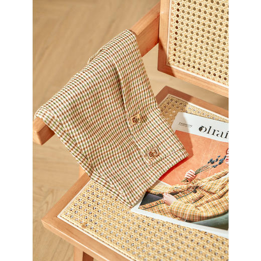 欧芮儿格子半身裙女2021新款高腰显瘦小个子短款不规则裙子 商品图2