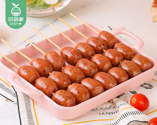 随香缘手工一口肠（黑胡椒味）/1盒（24-26个，共约500g）生产日期：12月25日左右 商品图4