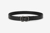皮尔卡丹男士牛皮皮带经典大气圆圈自动扣腰带 商品缩略图5