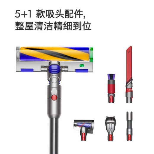 戴森（DYSON）V12 Detect Slim Fluffy轻量高端吸尘器 光学探测微尘 140AW强劲吸力 除螨 除尘 【2024款】 商品图2