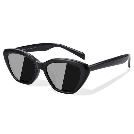 普莱斯PS7067太阳镜  猫眼出新复古摩登  TAC偏光进口板材 双色可选 商品图0