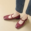 ZHR则则法式复古方头单鞋女鞋2024春季新款优雅舒适粗跟玛丽珍鞋 商品缩略图9